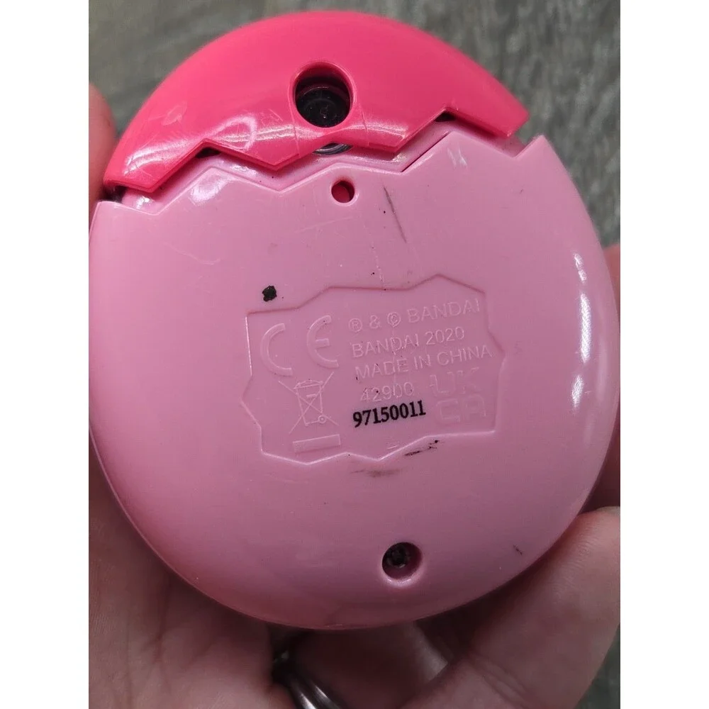 Tamagotchi Pix Floral Pink 2020 Bandai Handheld Virtual Pet 42900 TESTED & WORKS